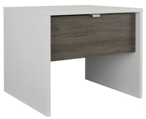 Nordika Nightstand - White and Grey