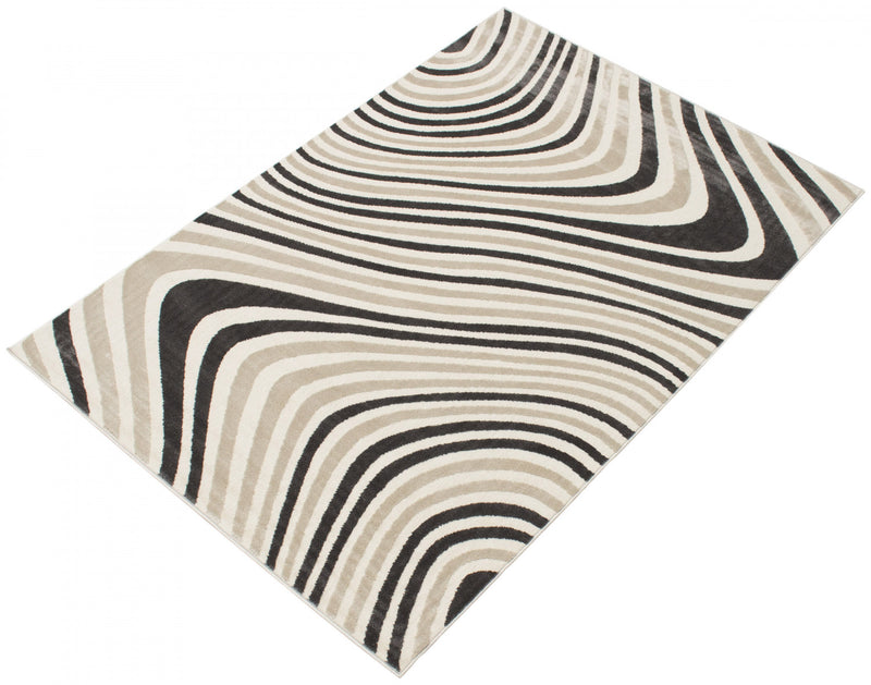 Nikkos Taupe 4'7\" x 6'7\" Area Rug