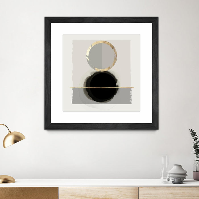 \"Dream Life Inspired I\" Matted and Framed Black 30x30 Wall Art