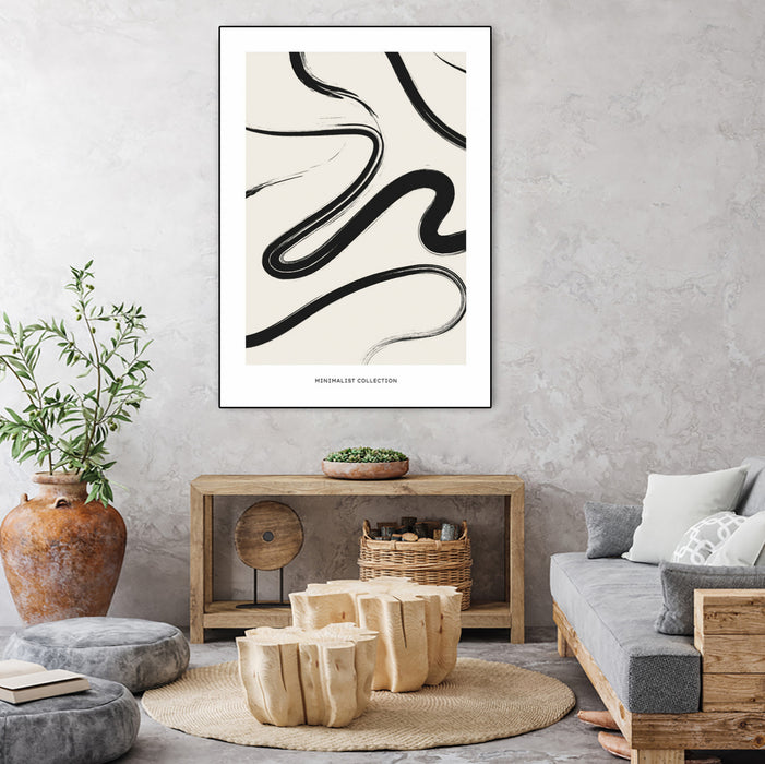 \"Free\" Canvas Framed Black 30x40 Wall Art