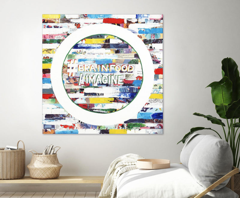 \"Smoke Circus Iv\" Giant Art 72x72 Wall Art