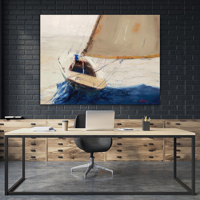 \"Single Handed\" Giant Art 72x54 Wall Art