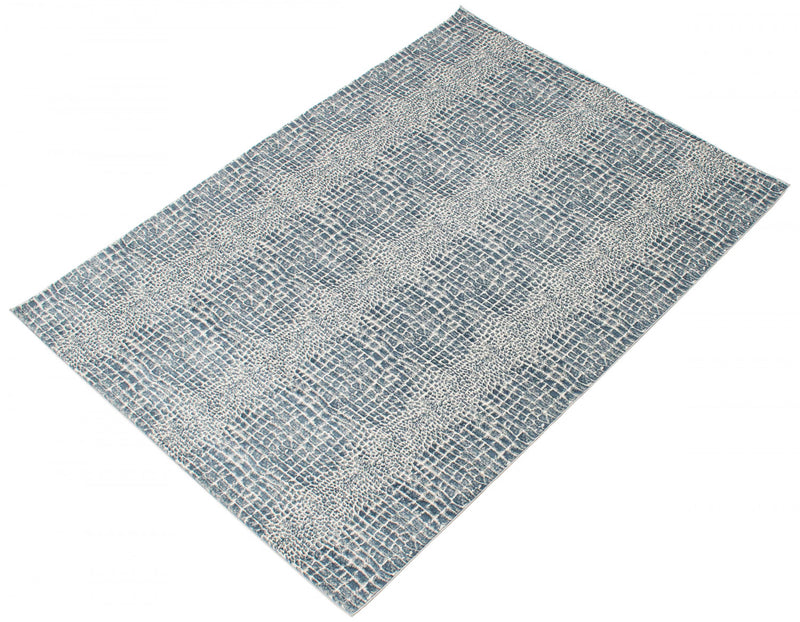 Kecia Navy/cream Rug 5'3\" X 7'3\" Area Rug