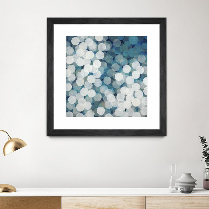 \"Head In The Clouds\" Matted and Framed Black 30x30 Wall Art