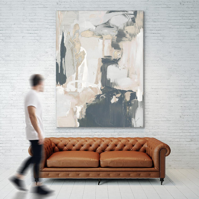 \"Muted Longing I\" Giant Art 72x54 Wall Art