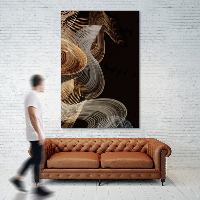 \"Smokey Lines\" Giant Art 72x48 Wall Art