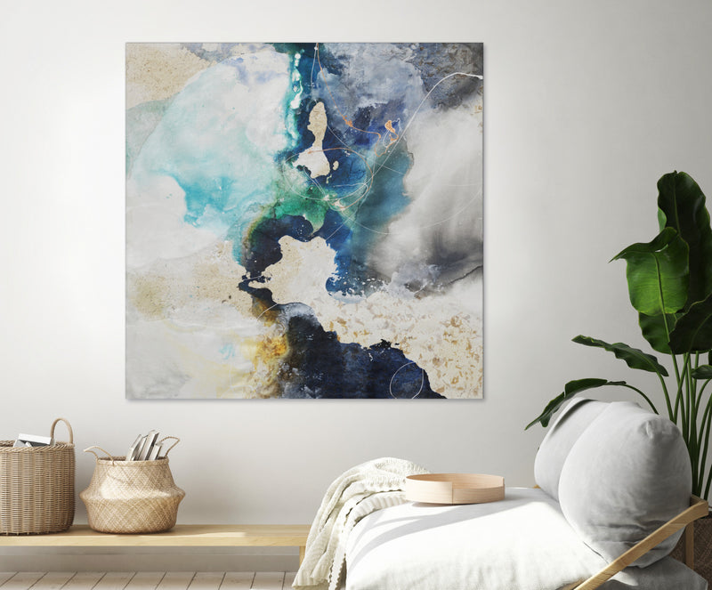 \"Kinky Flow\" Giant Art 54x54 Wall Art