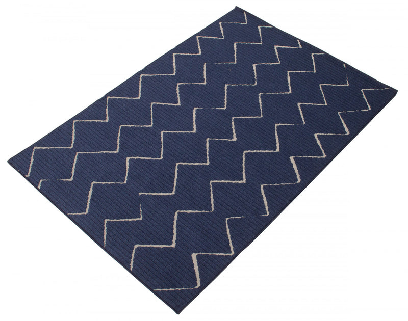 Kimi Blue 3'11\" x 5'7\" Area Rug