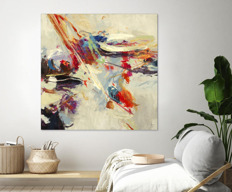 \"Positive Energy I\" Giant Art 72x72 Wall Art