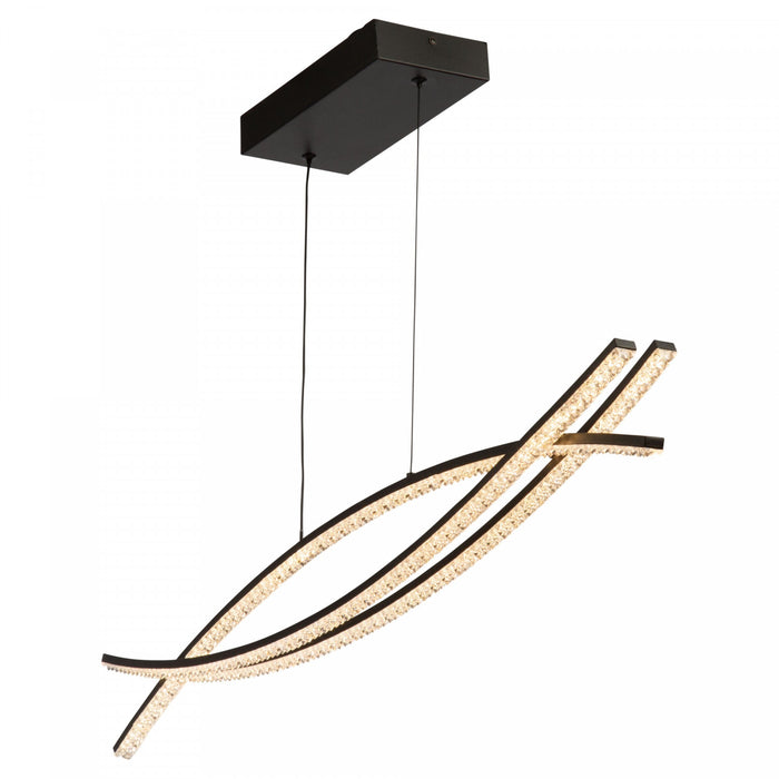 Nova 30 W LED Black Ceiling Light