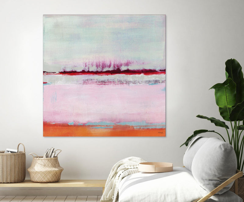 \"Persimmon Jump Ii\" Giant Art 72x72 Wall Art