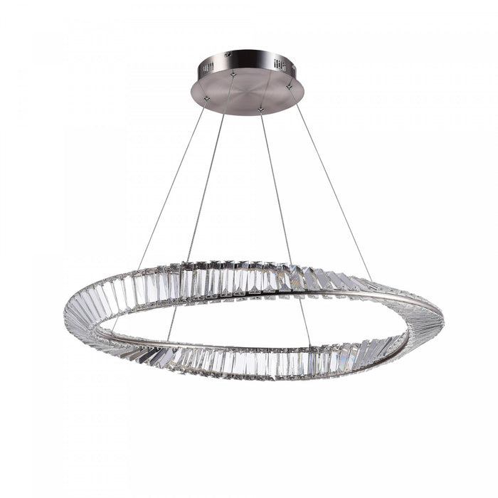 Stella 50 W LED Satin Nickel Pendant