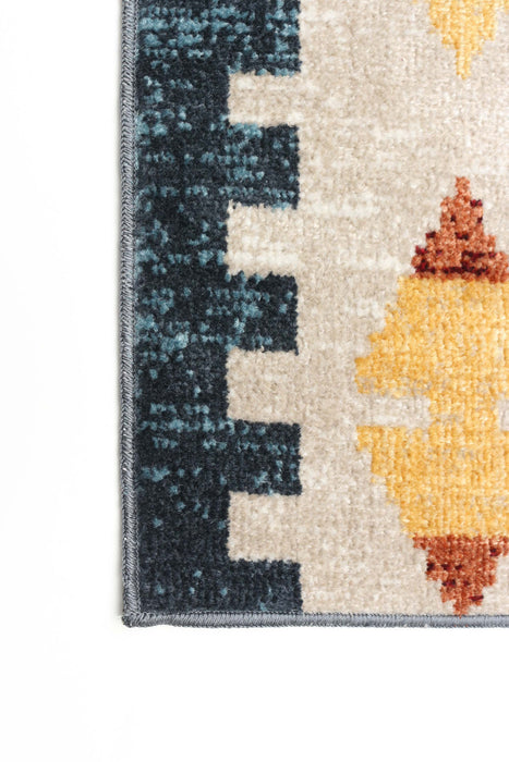 Mosaic Taupe/Copper Machine Washable Area Rug - 3'0\" x 5'0\"