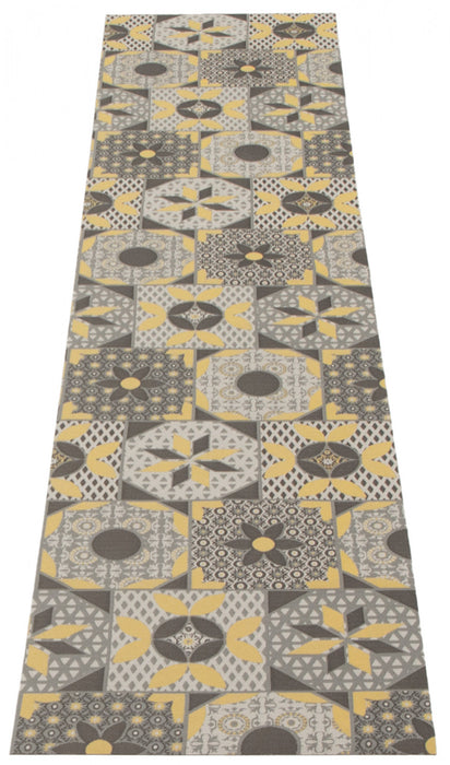 Bellezza Grey 2'2\" x 18'0\" Area Rug
