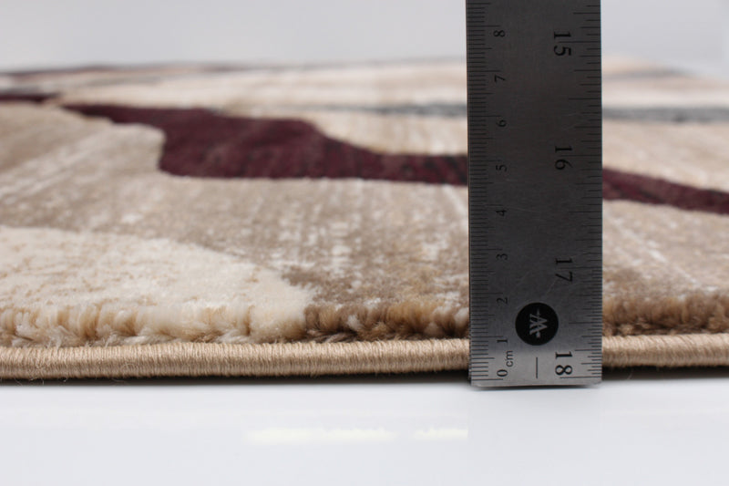 Mayoree Brown, Beige & Black Area Rug - 5'3\" X 7'3\" 