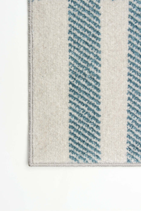 Roma Blue Machine Washable Area Rug - 3'0\" x 5'0\"