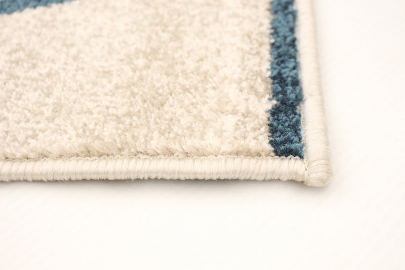 Anandi Ivory-Blue Area Rug - 5'3\" x 7'3\"