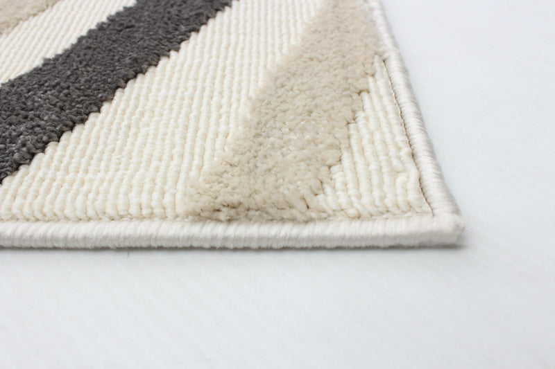 Nikkos Taupe 4'7\" x 6'7\" Area Rug