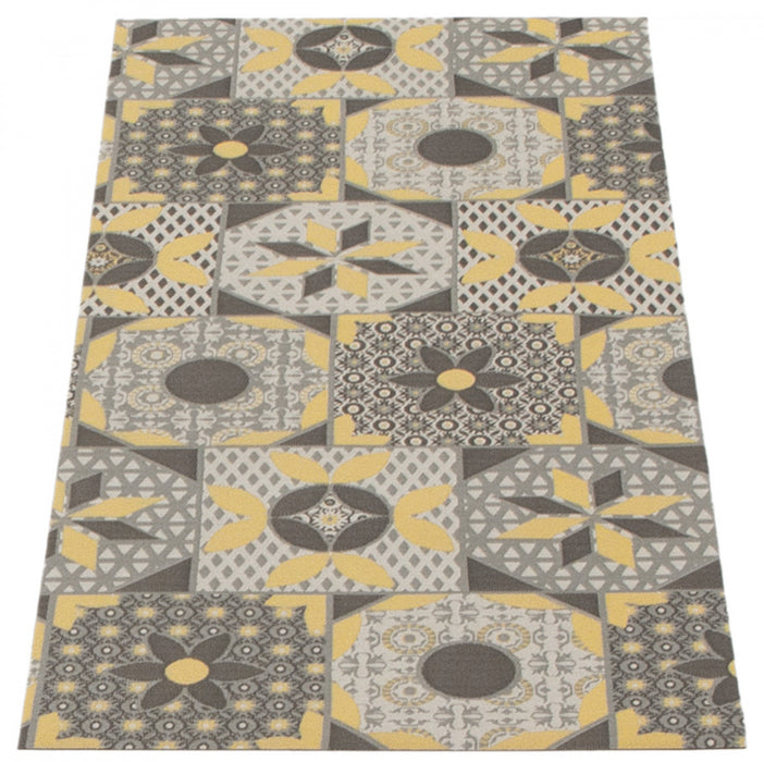 Bellezza Grey 2'2\" x 5'0\" Area Rug