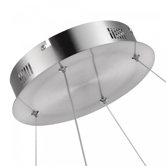 Stella 65 W LED Satin Nickel Pendant