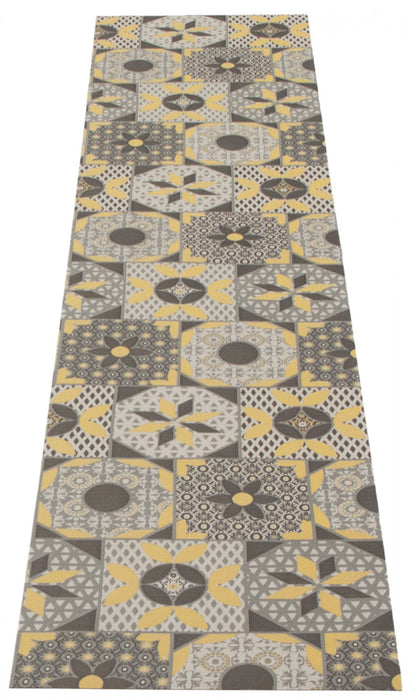 Bellezza Grey 2'2\" x 8'0\" Area Rug
