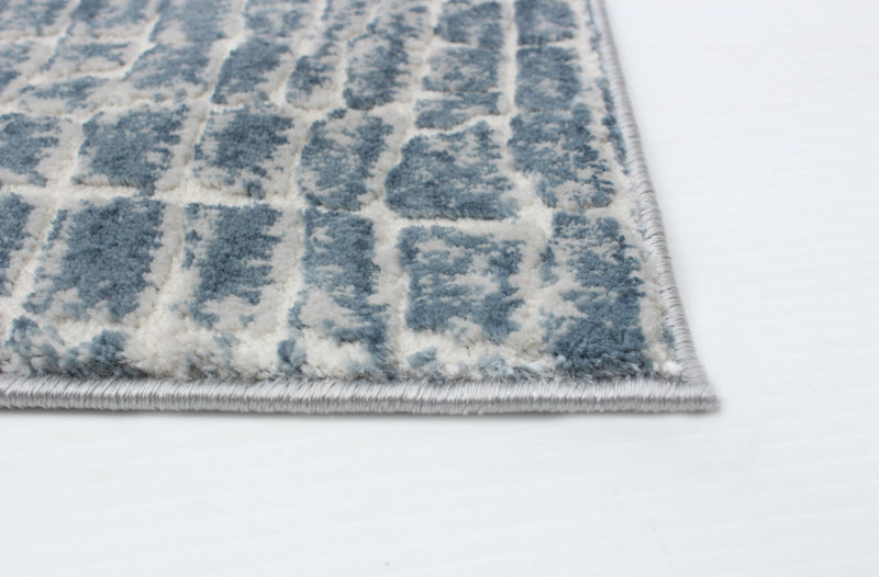Kecia Blue/cream Rug 8'0\" X 10'0\" Area Rug