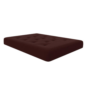 Signature Sleep Braga Full Spring Coil Futon Mattress - Cabernet Red