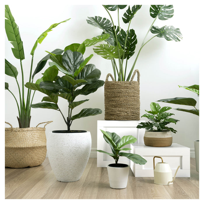 Artificial 47\" Areca Palm Indoor & Outdoor In Black Pot