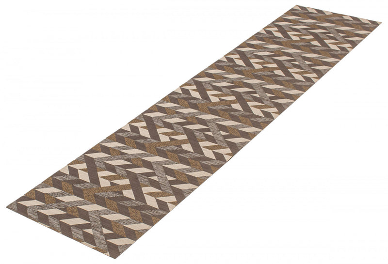 Bellezza Dark Brown 2'2\" x 24'0\" Area Rug