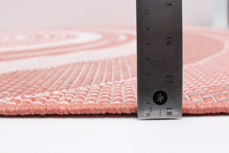 Neisha Modern Coral Rug 6'7\" X 9'6\" Area Rug