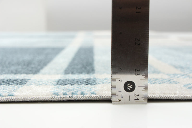 Roma Blue Machine Washable Area Rug - 3'0\" x 5'0\"