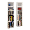 Nordika White CD/DVD Tower - Set of 2