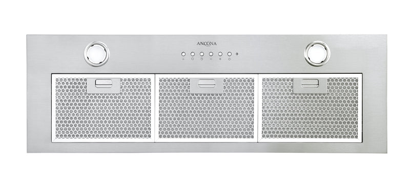 Ancona BN636 36\" Built-In Ducted Range Hood with Night Light - AN 1324