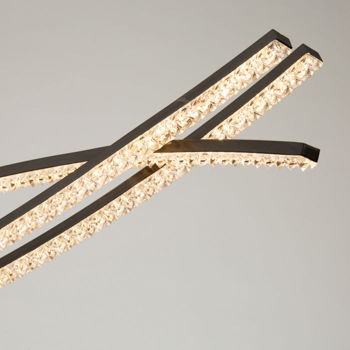 Nova 30 W LED Black Ceiling Light