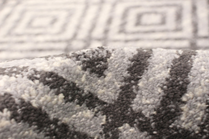 Electra Anthracite Area Rug - 3'11\" x 5'7\"