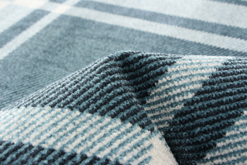 Roma Blue Machine Washable Area Rug - 3'0\" x 5'0\"