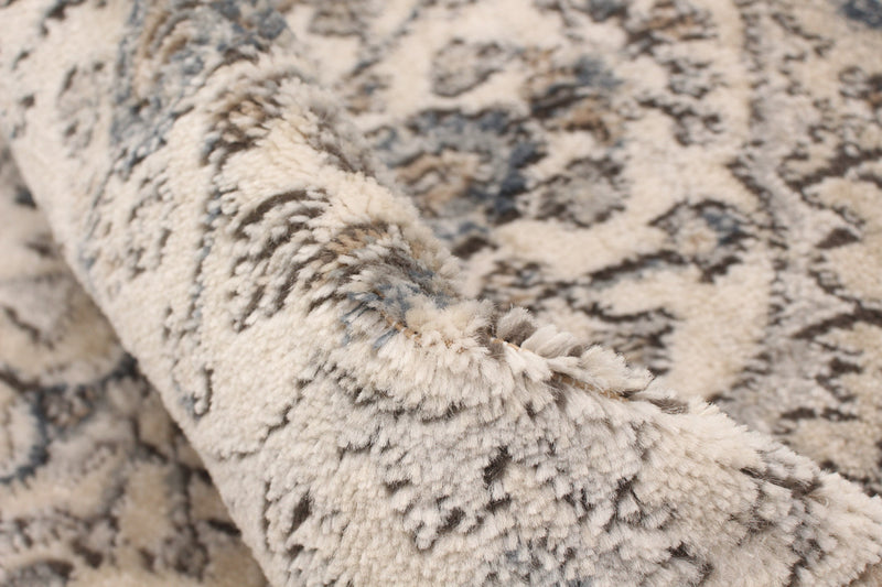 Octavian Tabriz Beige-Ivory Area Rug - 2'7\" x 8'2\"