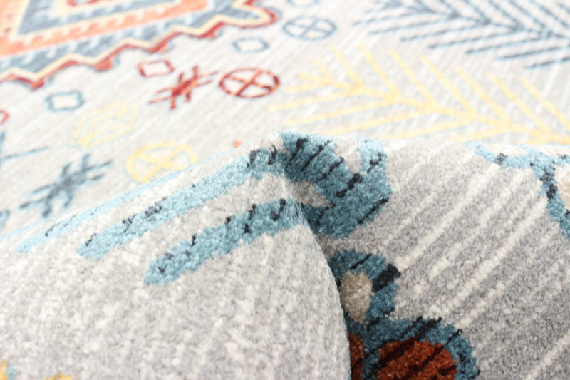 Gypsy Grey Machine Washable Area Rug - 3'0\" x 5'0\"