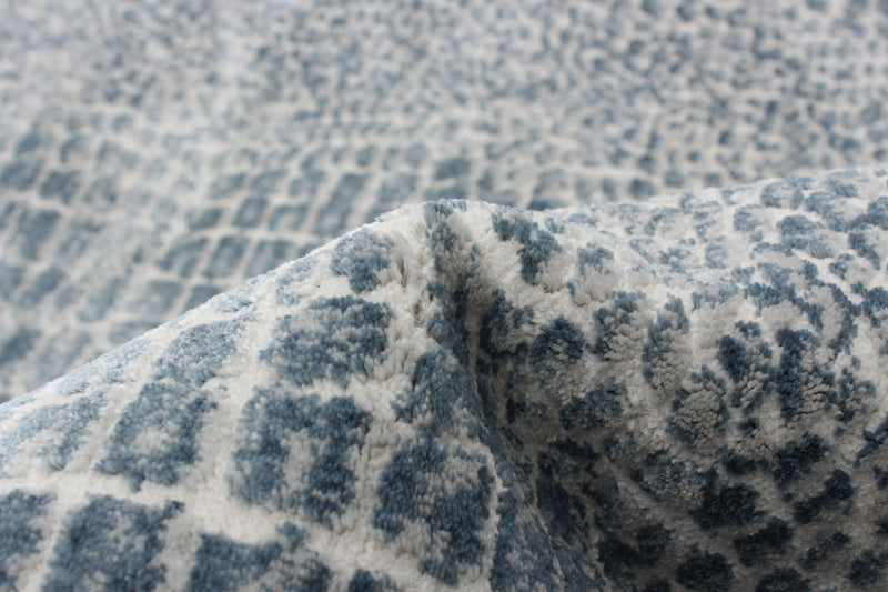 Kecia Blue/cream Rug 8'0\" X 10'0\" Area Rug