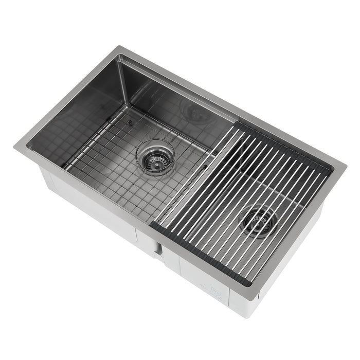 Ancona 32\" 60/40 Undermount Kitchen Sink - AN-3359
