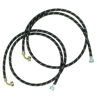 Whirlpool 6' Nylon-Braided Deluxe Washer Fill Hoses - 8212638RP