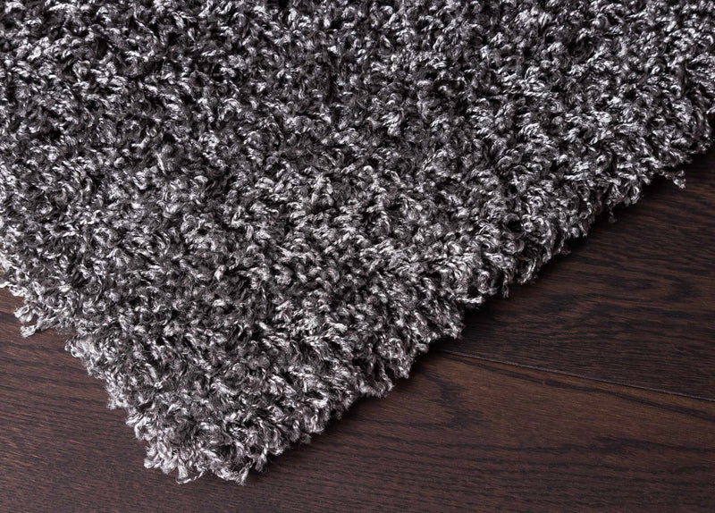 Victoria Grey Shag 3 x 5 Area Rug