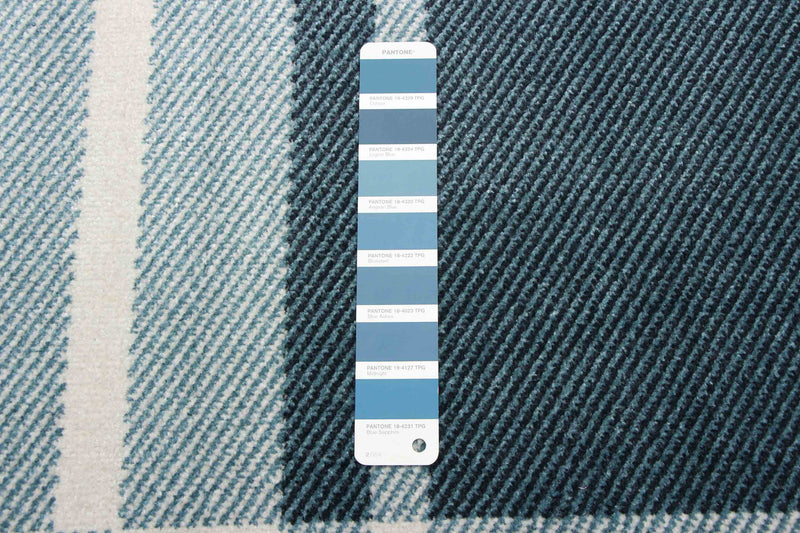 Roma Blue Machine Washable Area Rug - 3'0\" x 5'0\"