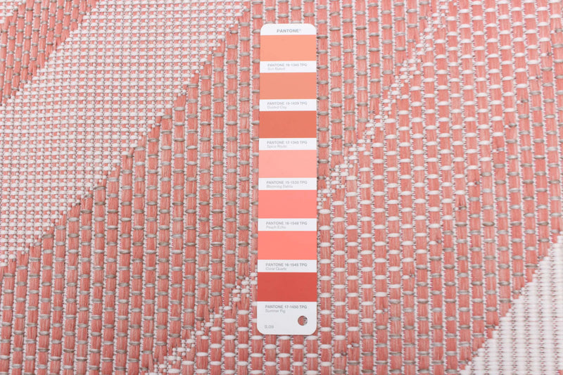 Neisha Modern Coral Rug 6'7\" X 9'6\" Area Rug