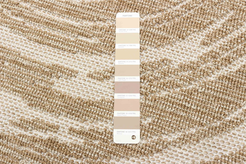 Ping Taupe Area Rug - 8'0\" x 8'0\"