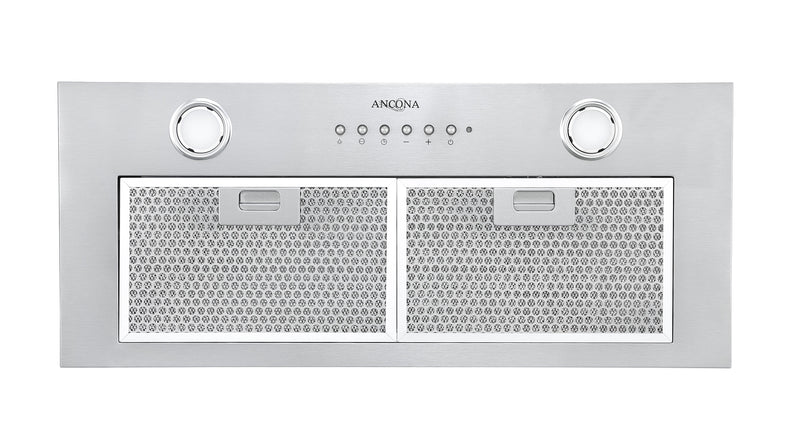 Ancona BN628 28\" Built-In Ducted Range Hood with Night Light - AN-1321