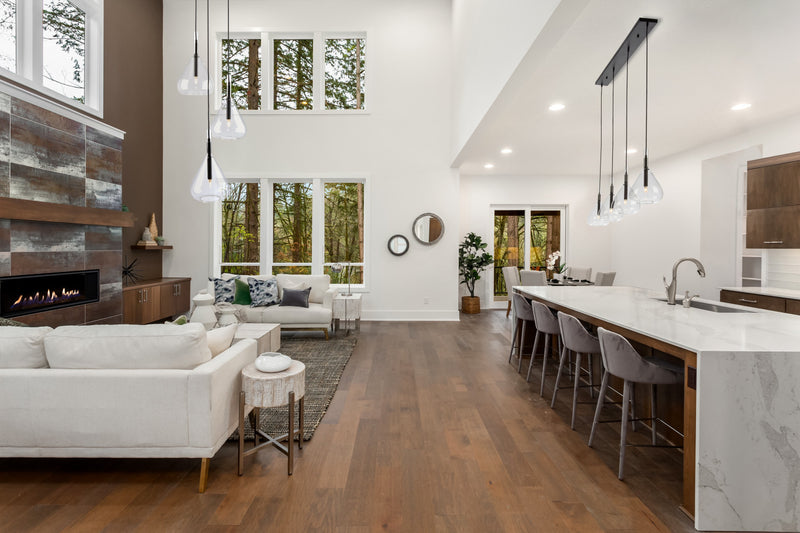 Conic 4-Light Black Ceiling Light