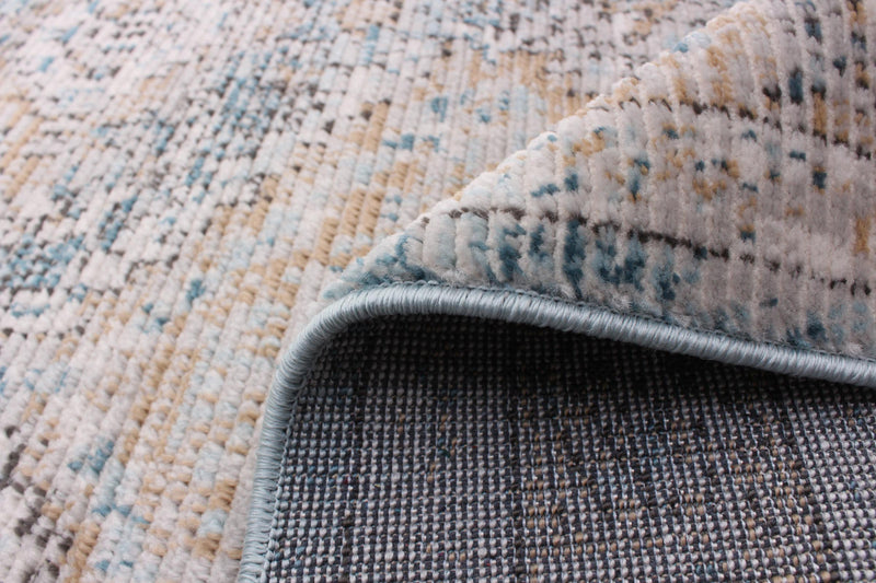 Leandra Taupe/blue Rug 8'0\" X 10'0\" Area Rug