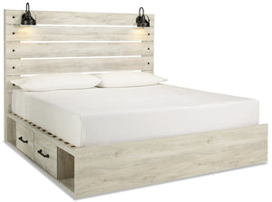 Abby King Side Storage Bed