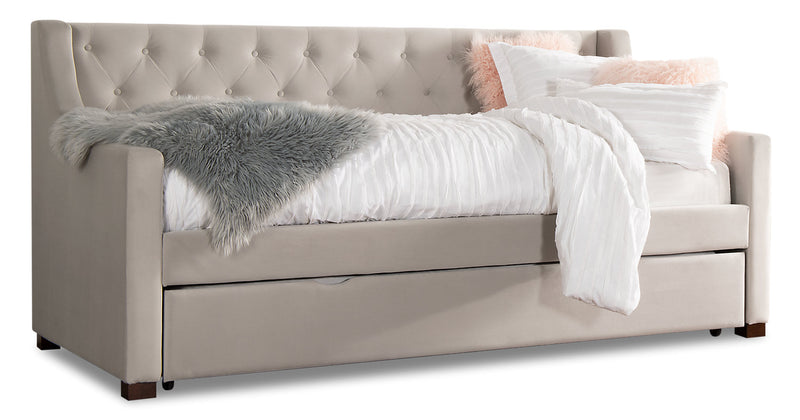 Arya Daybed – Dove Grey - {Contemporary} style Bed in Dove grey {Acacia}, {Plywood}